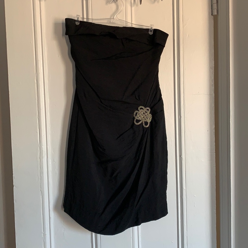 Strapless Sandro dress